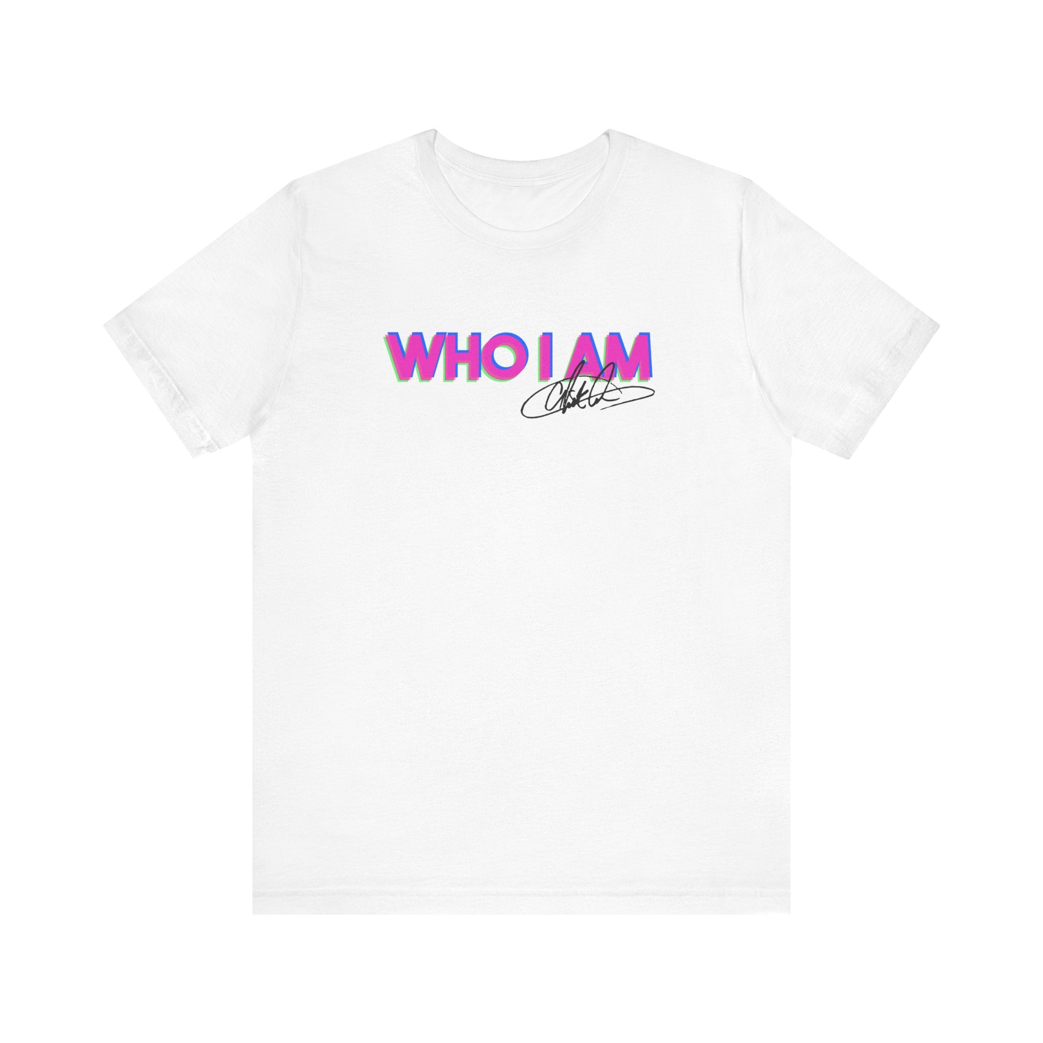 Who I Am 2025 Tour Tee - Pink Logo