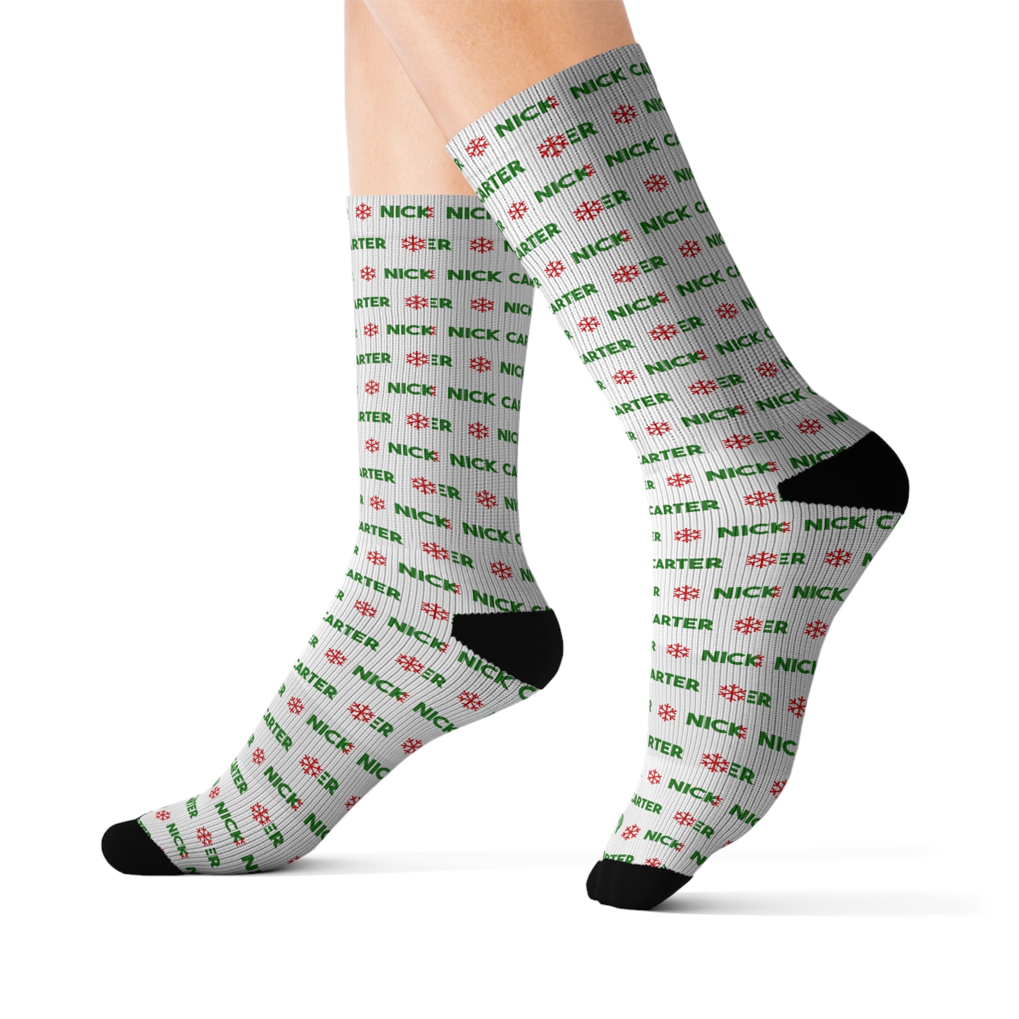 Nick Carter Holiday Socks