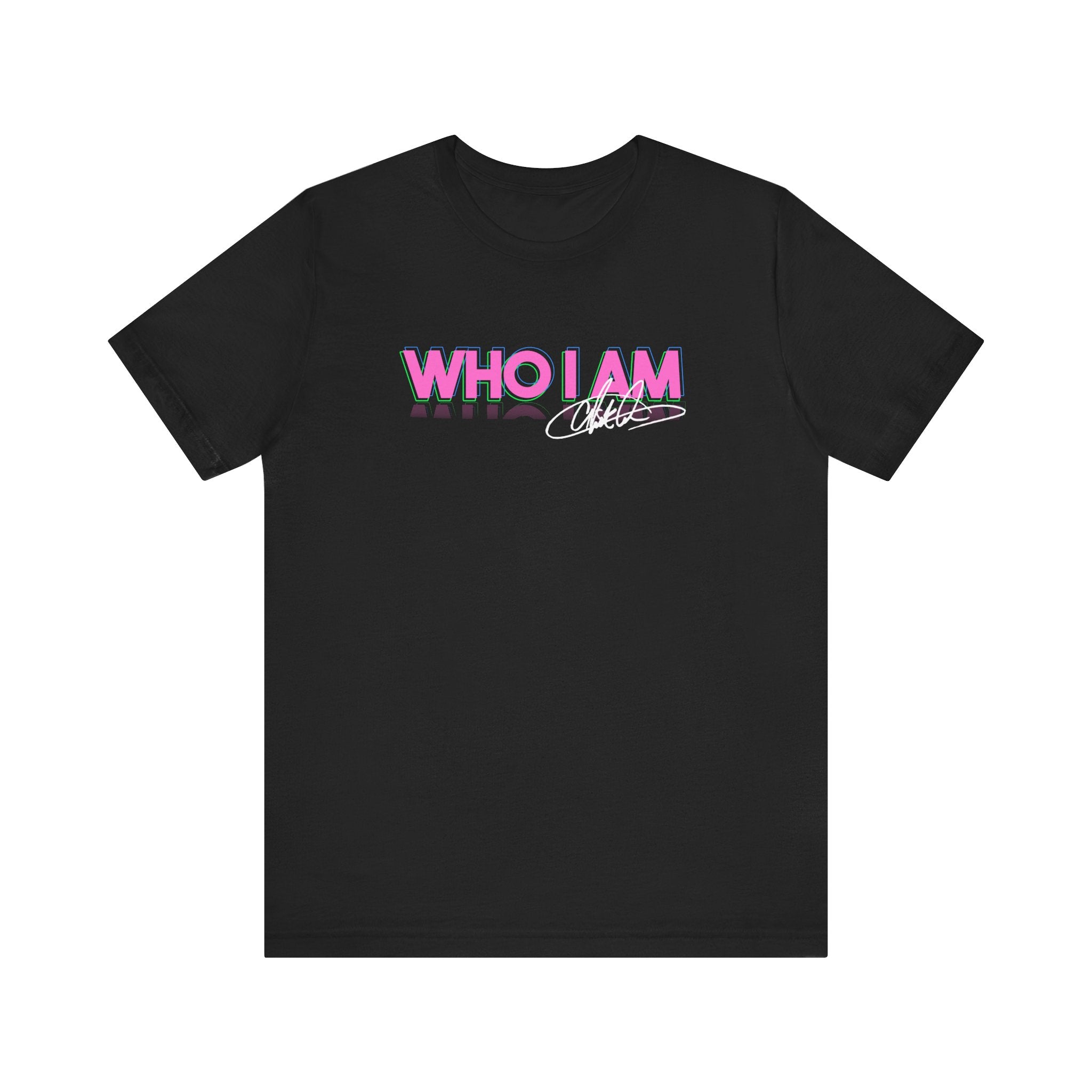 Who I Am 2025 Tour Tee - Pink Logo