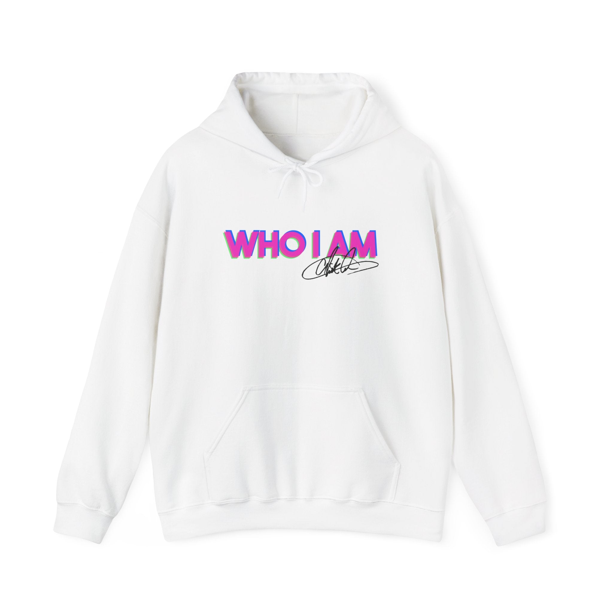 Who I Am 2025 Neon Hooded Sweatshirt