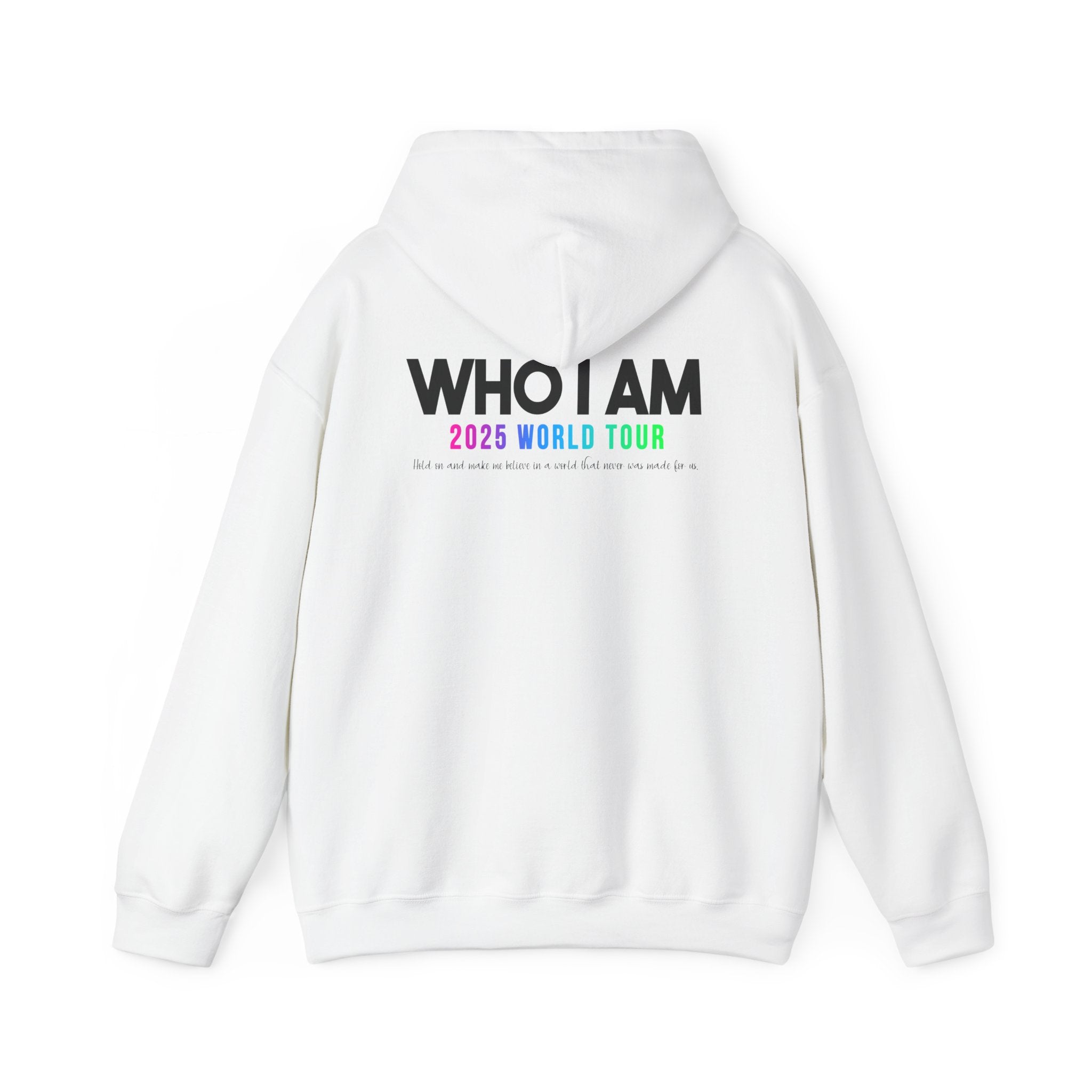 Who I Am 2025 Tour Hooded Sweatshirt