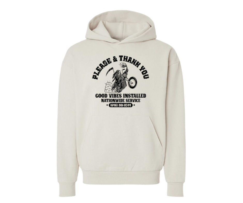 Grim Reaper Hooded Sweatshirt