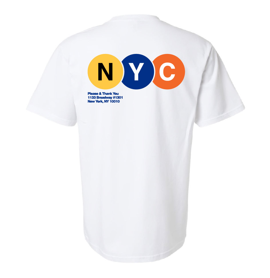 Nyc subway t shirt best sale