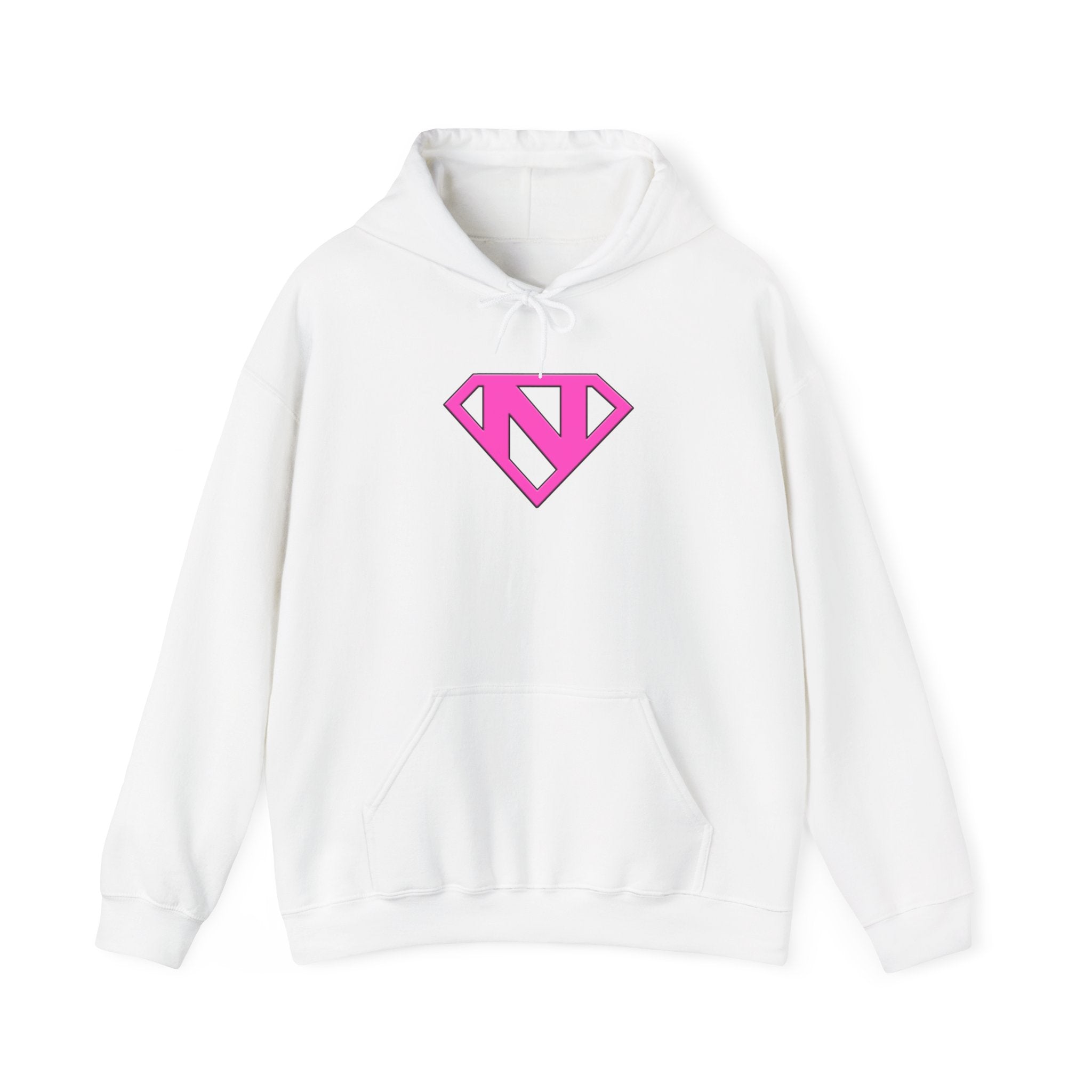 N-Man Pink Hooded Sweatshirt