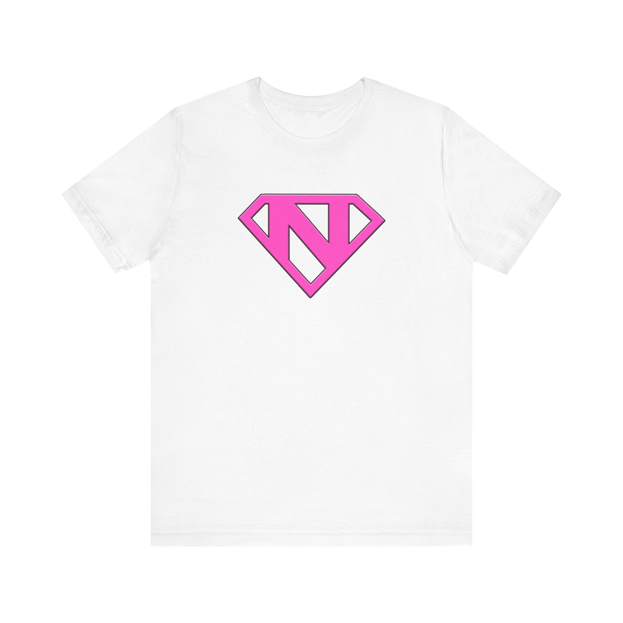 N-Man Tee - Pink Logo