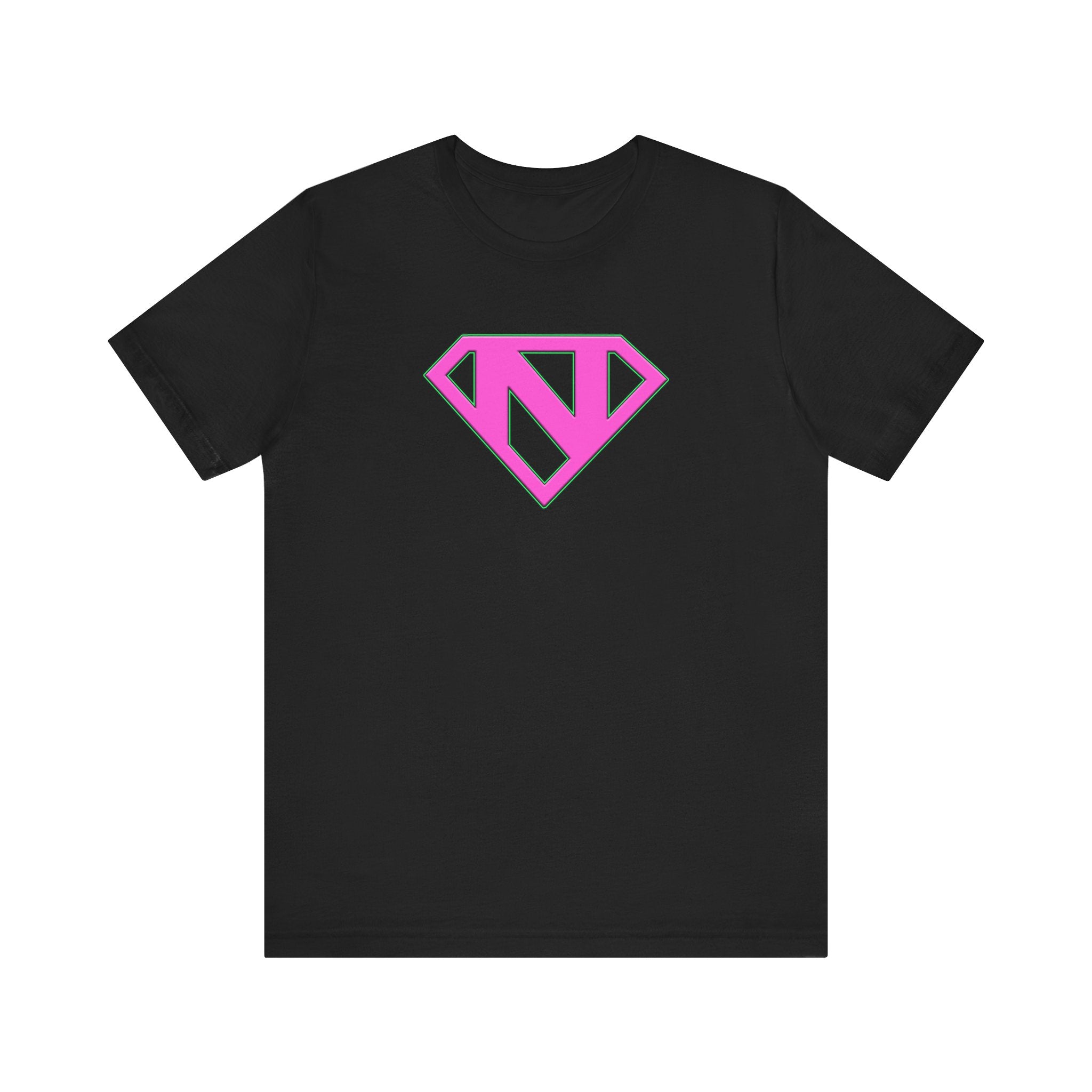 N-Man Tee - Pink Logo