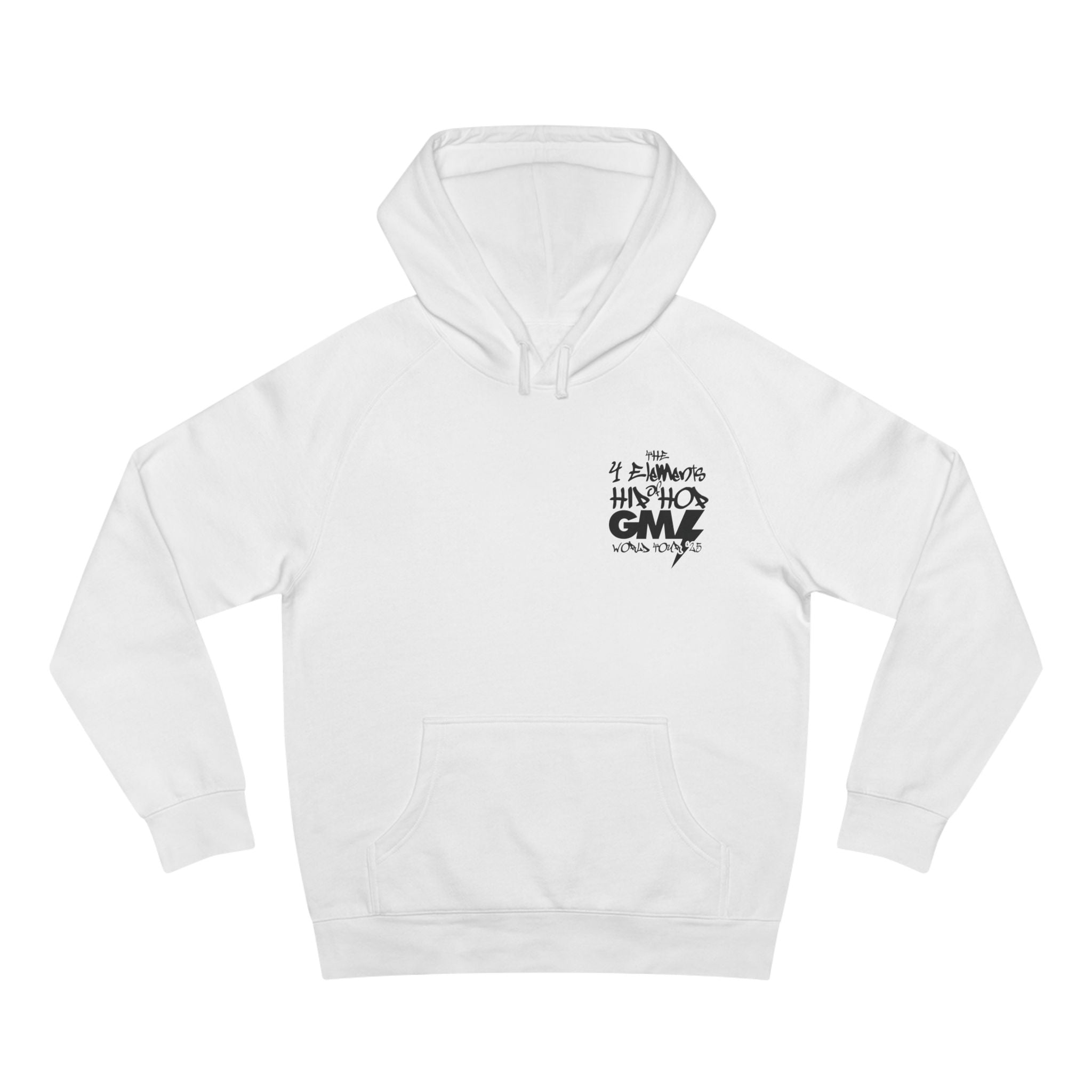 Grandmaster Flash – “4 Elements of Hip Hop” European + UK Tour 2025 Hoodie (Limited Edition)