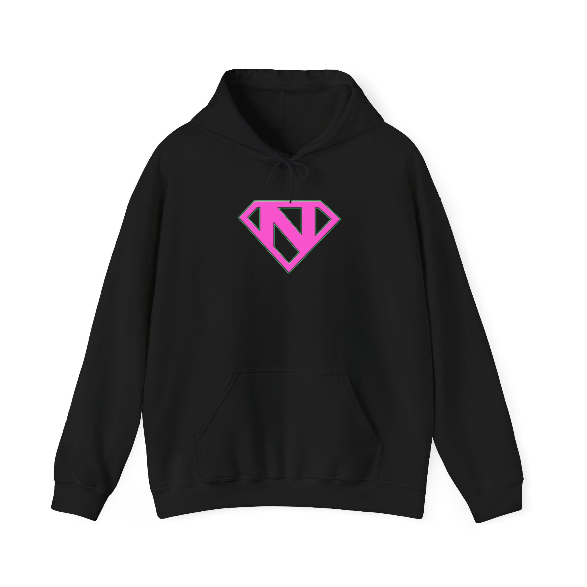 N-Man Pink Hooded Sweatshirt