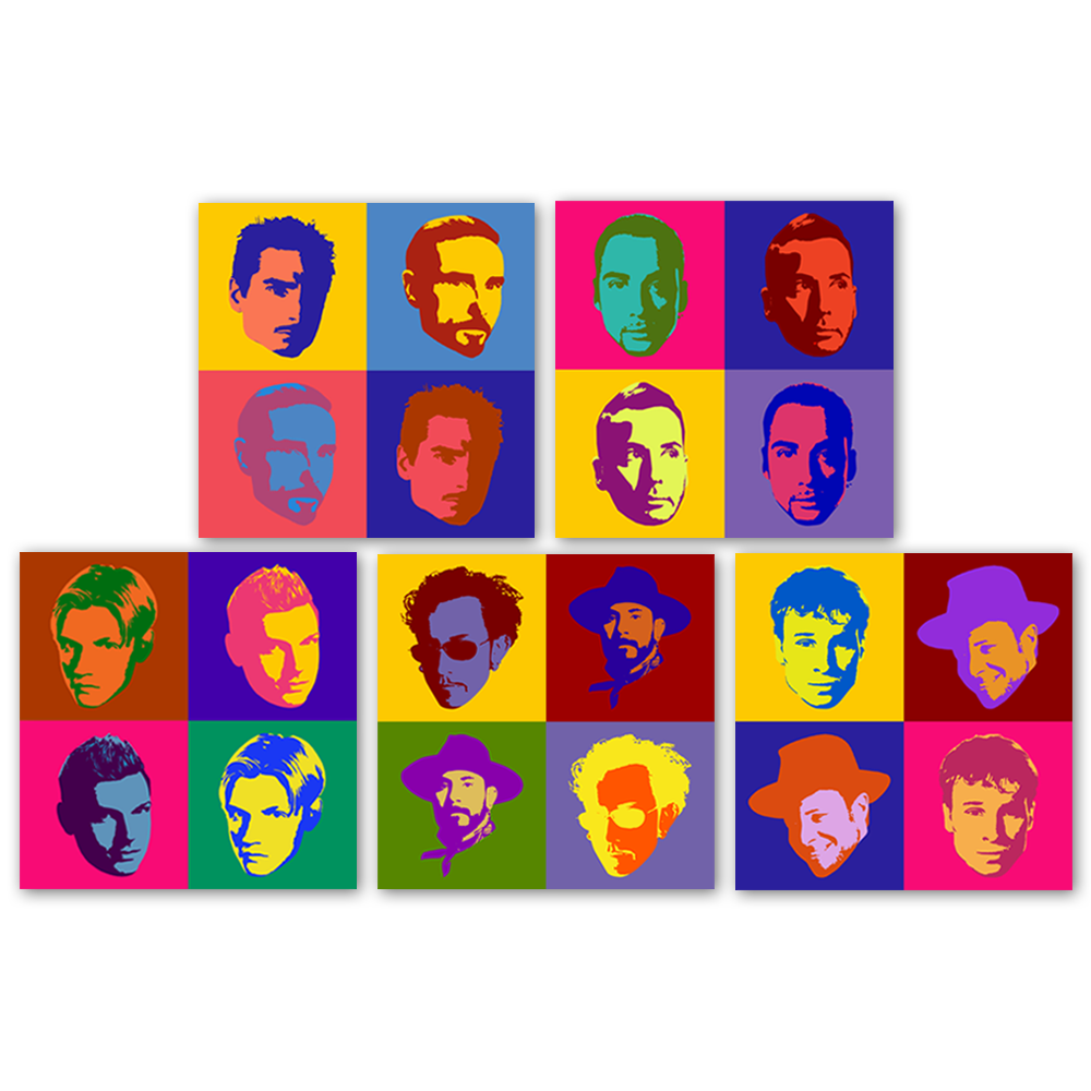 30 Years of Backstreet - 'Icons' Fine Art Prints Set