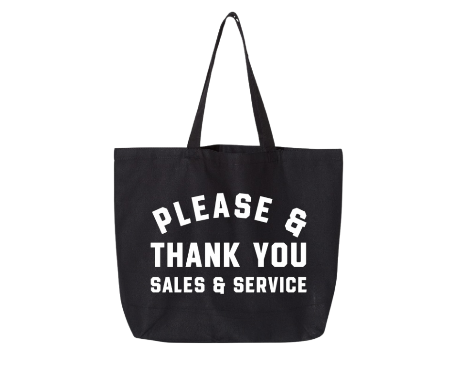 Service Tote - BLACK