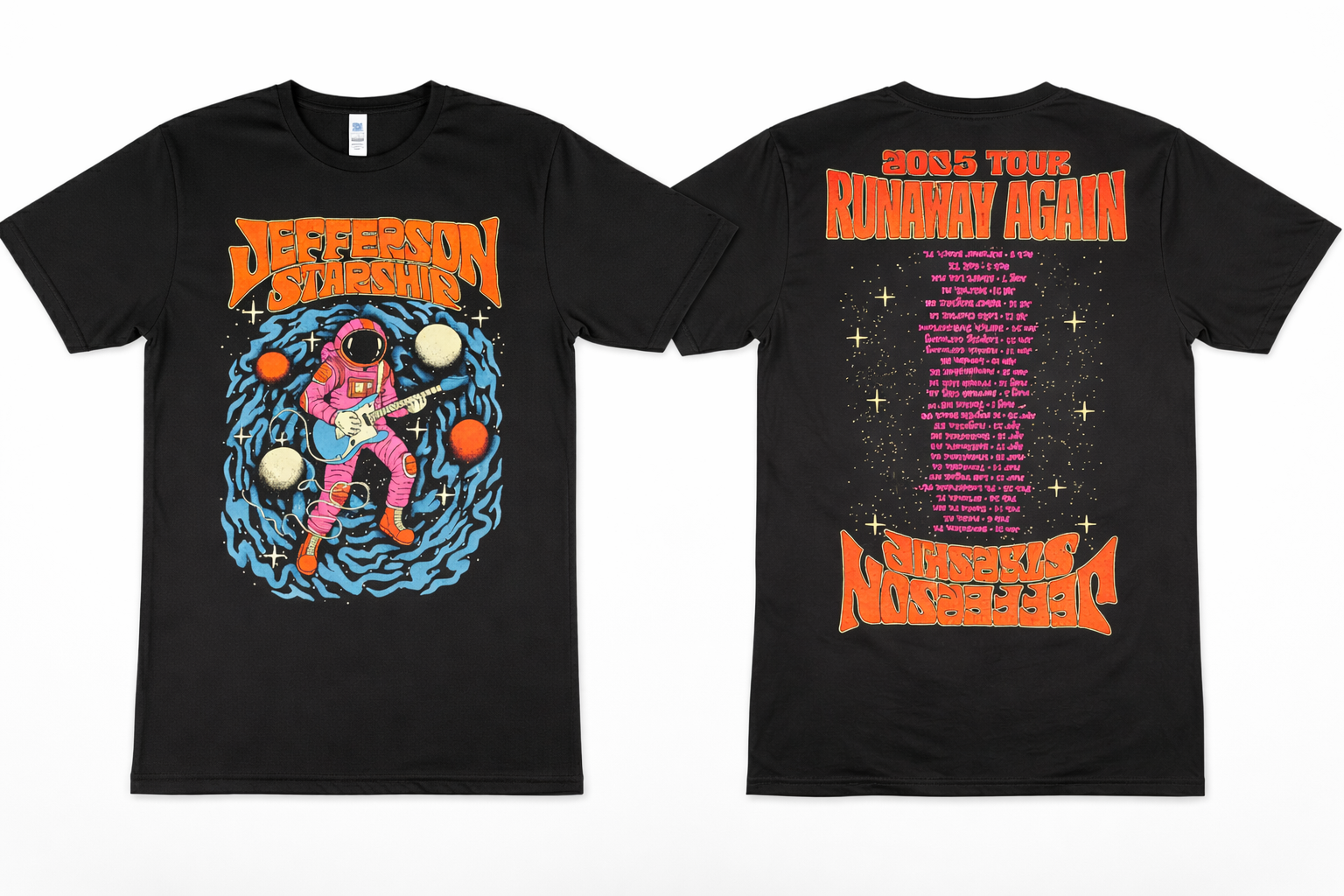 Spaceman Black Tour Tee