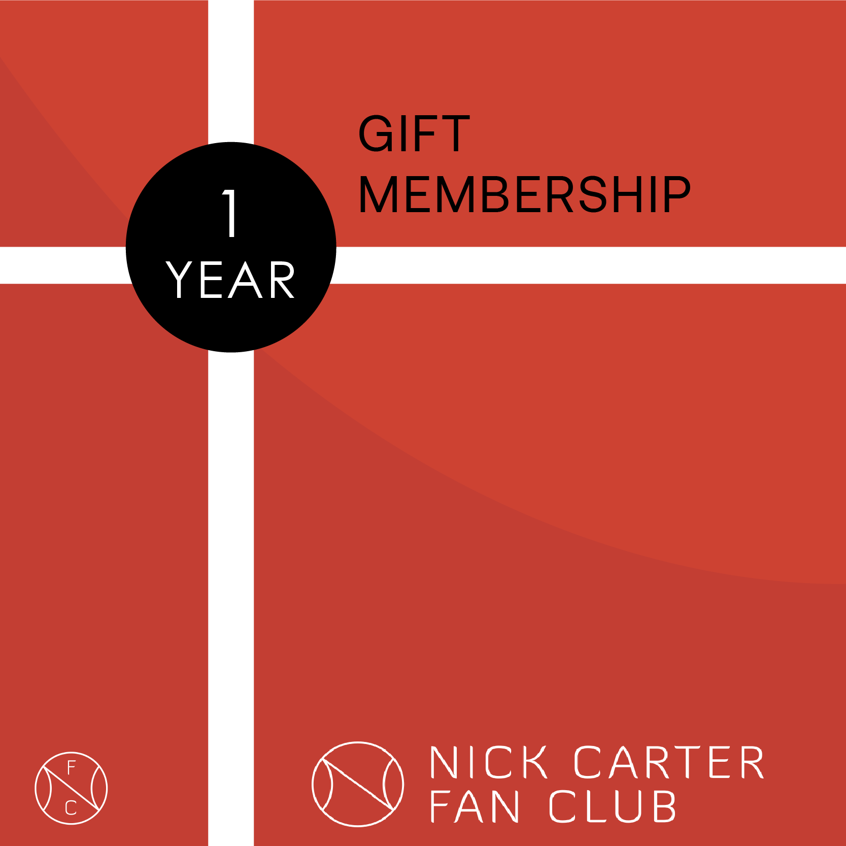 Nick Carter Fan Club 1-Year Gift Membership