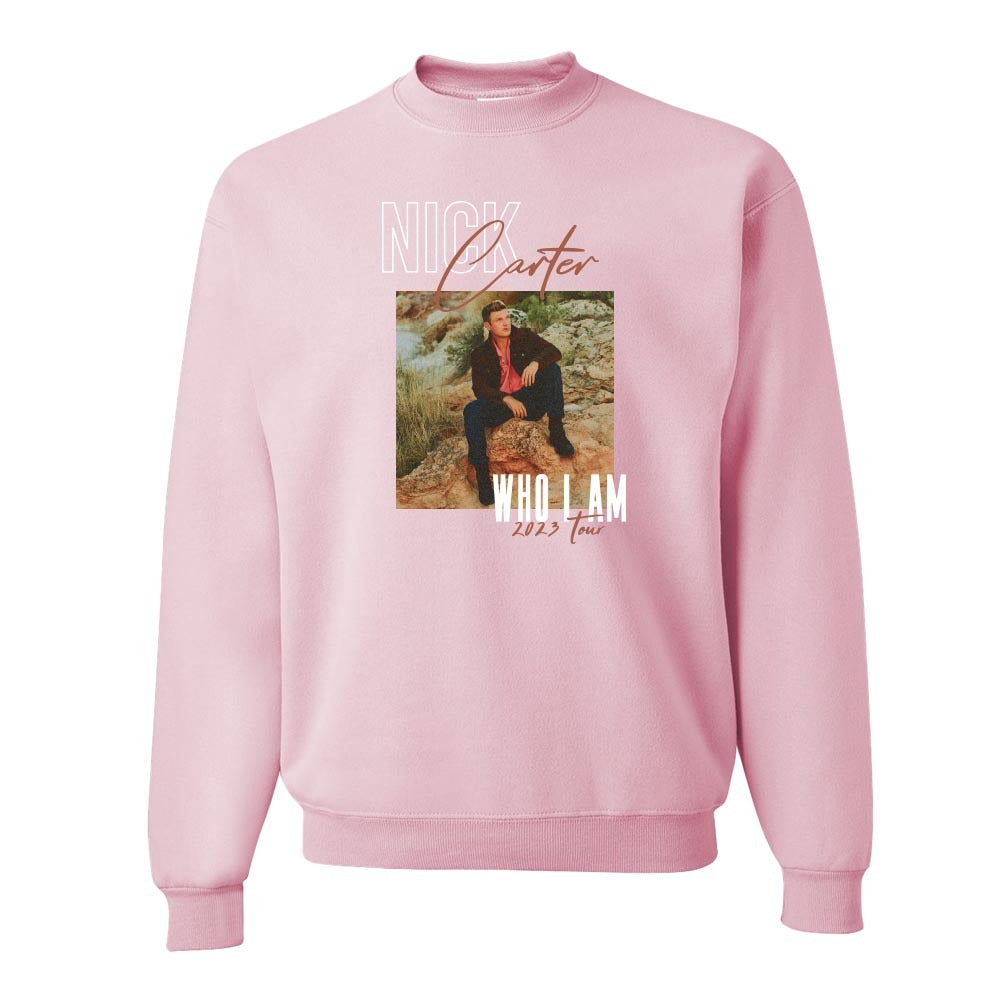 Who I Am Tour Crewneck Sweatshirt (Pink)