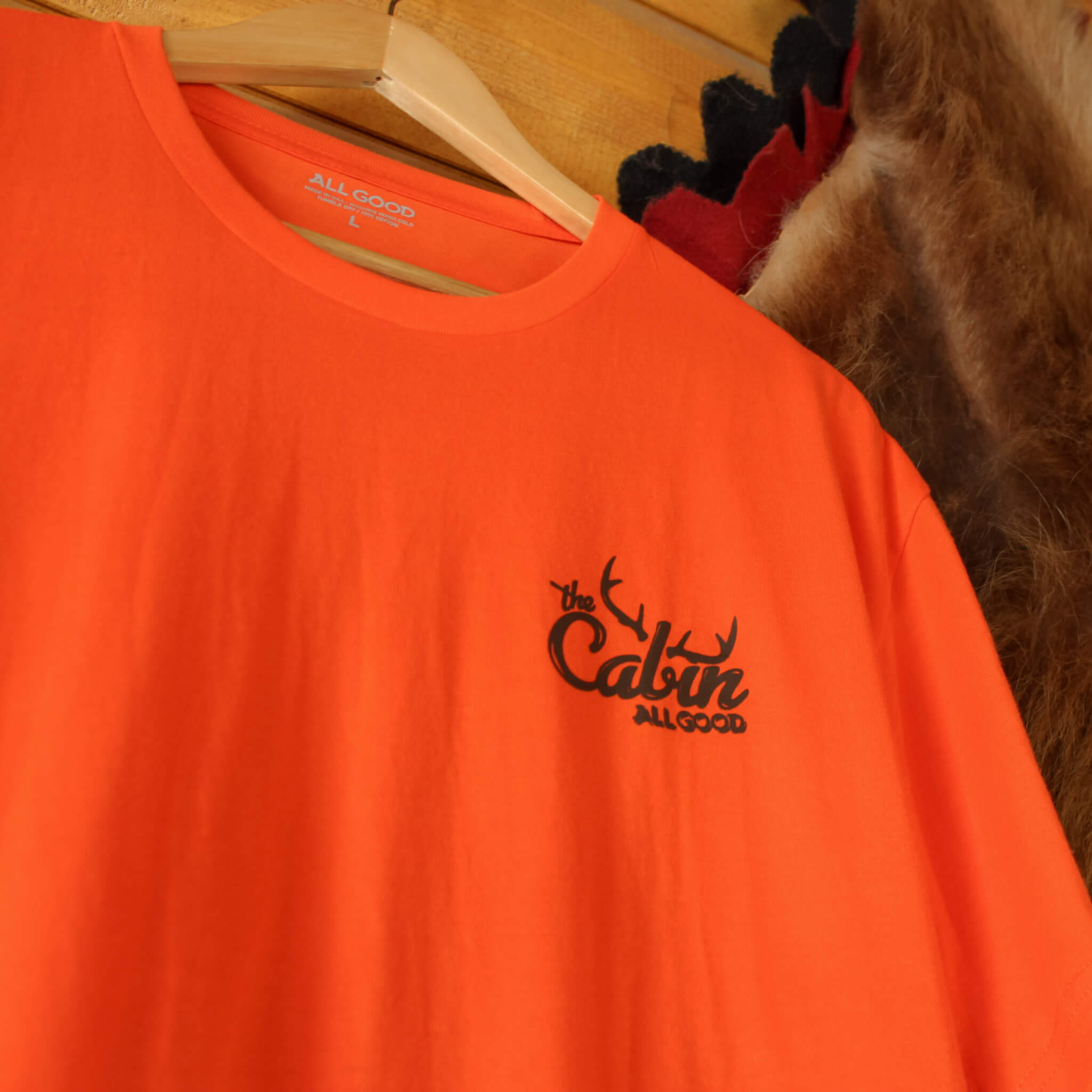 Hunter's Orange All Good Logo T-shirt