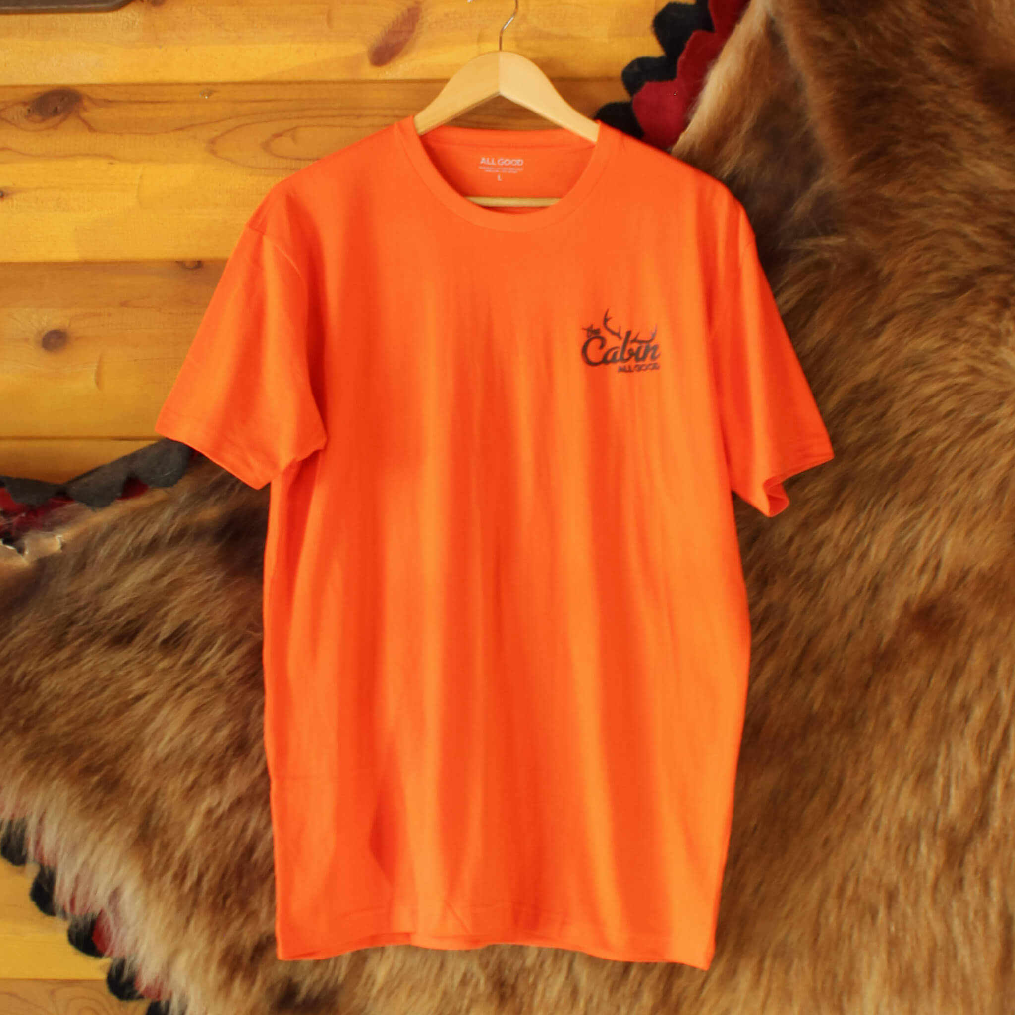 Hunter's Orange All Good Logo T-shirt