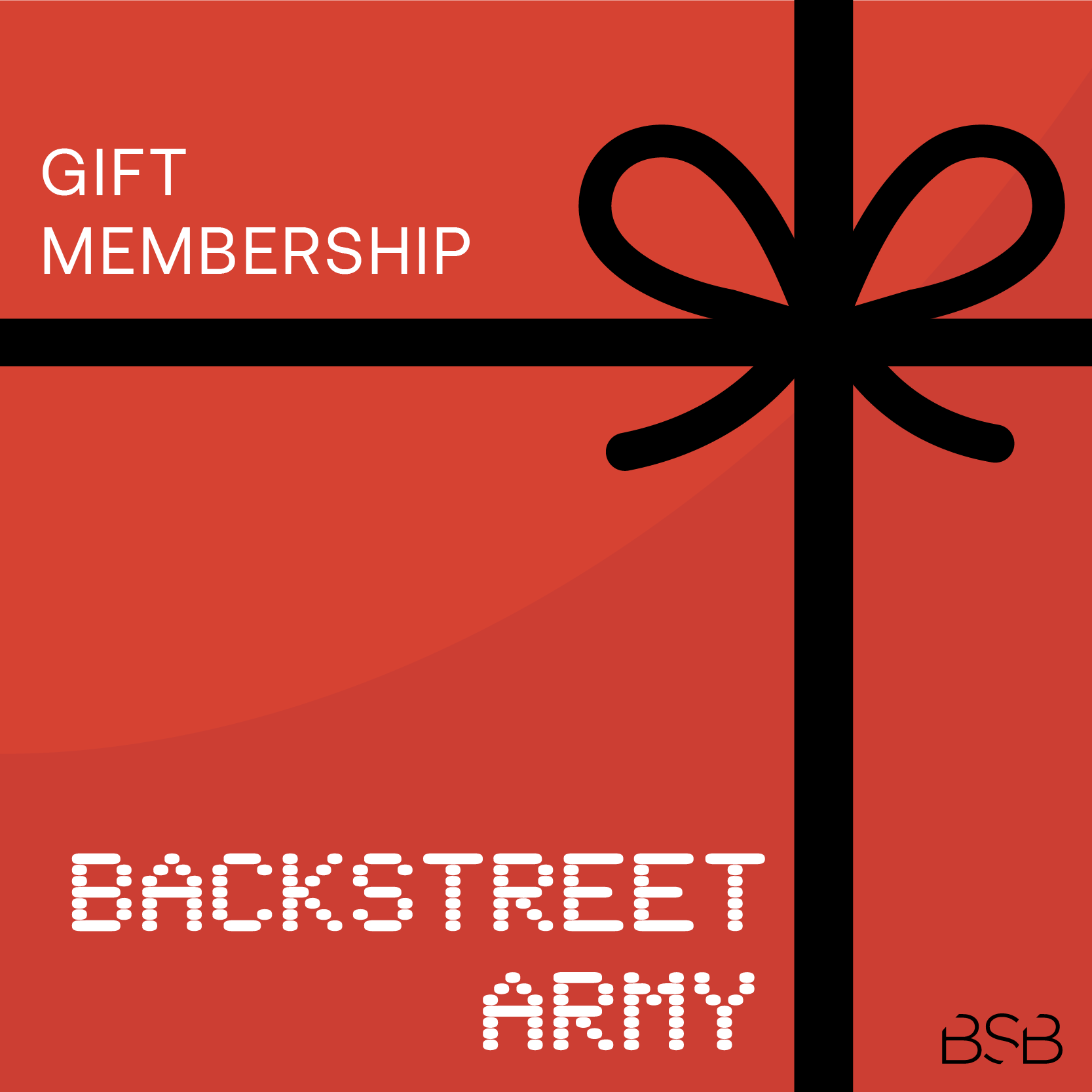 Backstreet Army 1-Year Gift Membership